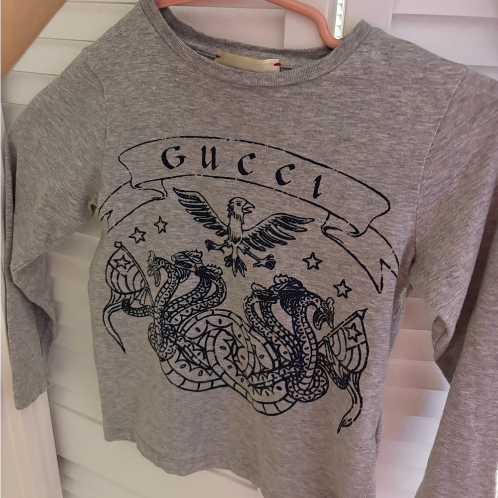 LAST CALL Gucci Kids Long Sleeve Tshirt